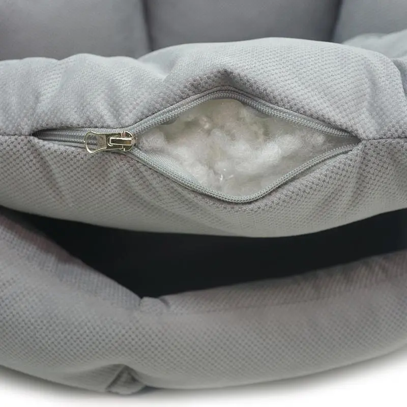 Лежак для собак и кошек Zoo-hunt Бобби серый №4 55х80х21 см - фото 2