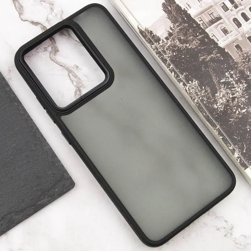 Чохол TPU+PC Lyon Frosted для Motorola Edge 60 Fusion Black - фото 4