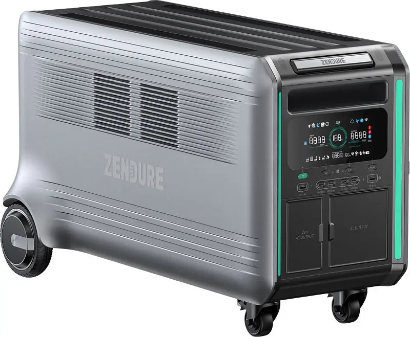 Зарядная станция Zendure SuperBase V6400 (6438 Вт/м) 3800Вт UPS Semi-Solid GridFlow WIFI/BT - фото 5