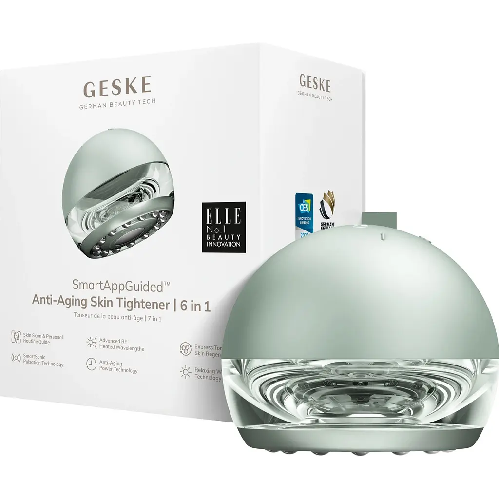 Масажер для обличчя GESKE Anti-aging Skin Tightener 6в1 Green (HB0420) [176859] - фото 10