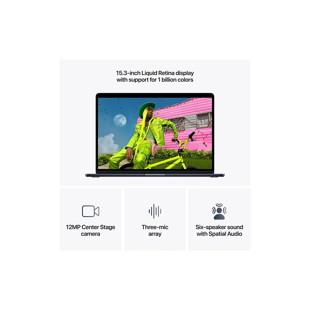 Ноутбук Apple MacBook Air 15 M5 A3448 Midnight (MDVK4UA/A) - фото 5