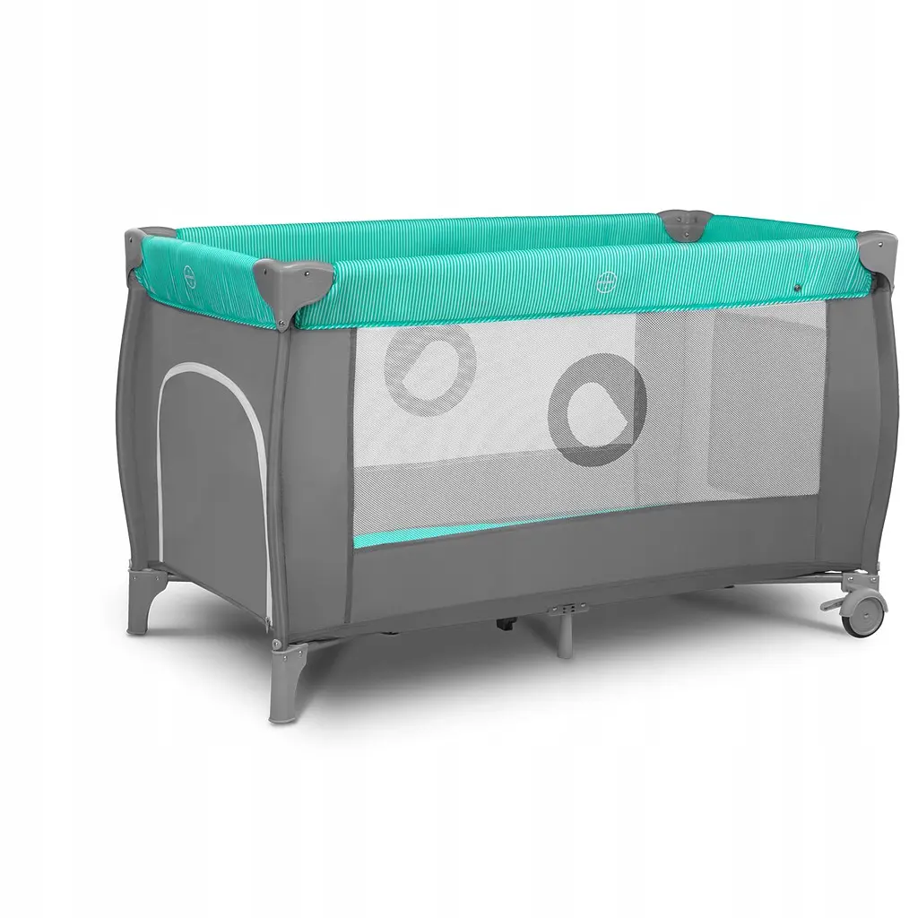 Ліжечко-манеж Lionelo Sven Turquoise/Grey - фото 6