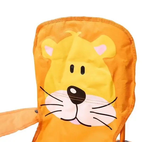 Детское кресло туристическое Lugi складное оранжевое SJ-0065O - фото 5