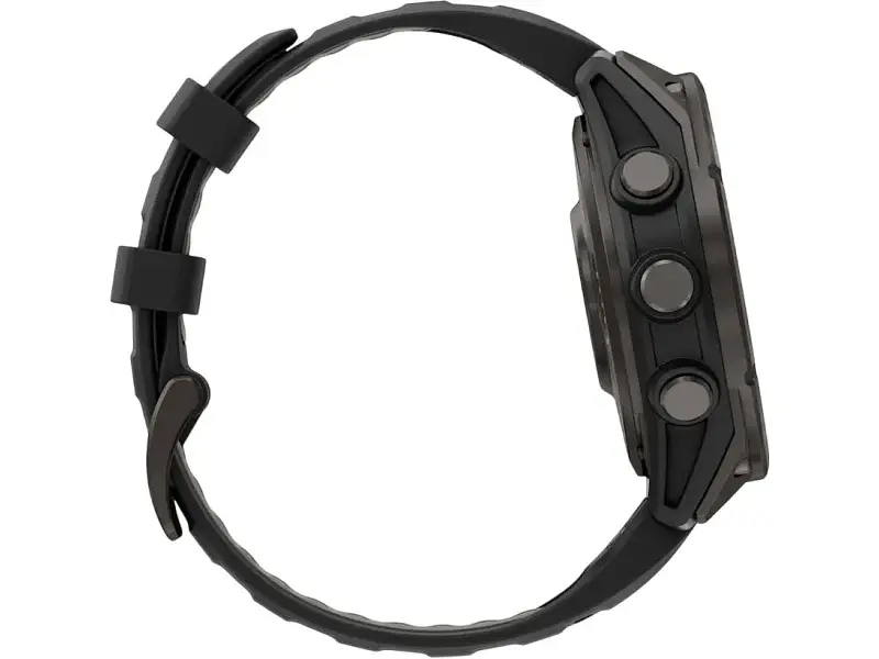 Смарт-годинник Garmin Fenix 8 Pro 47 mm AMOLED Carbon Gray DLC Titanium with Black/Pebble Gray (010-03198-00/01) - фото 7