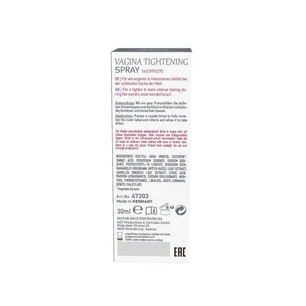 Спрей для звуження піхви Shiatsu Tightening Spray, 30 мл - фото 2