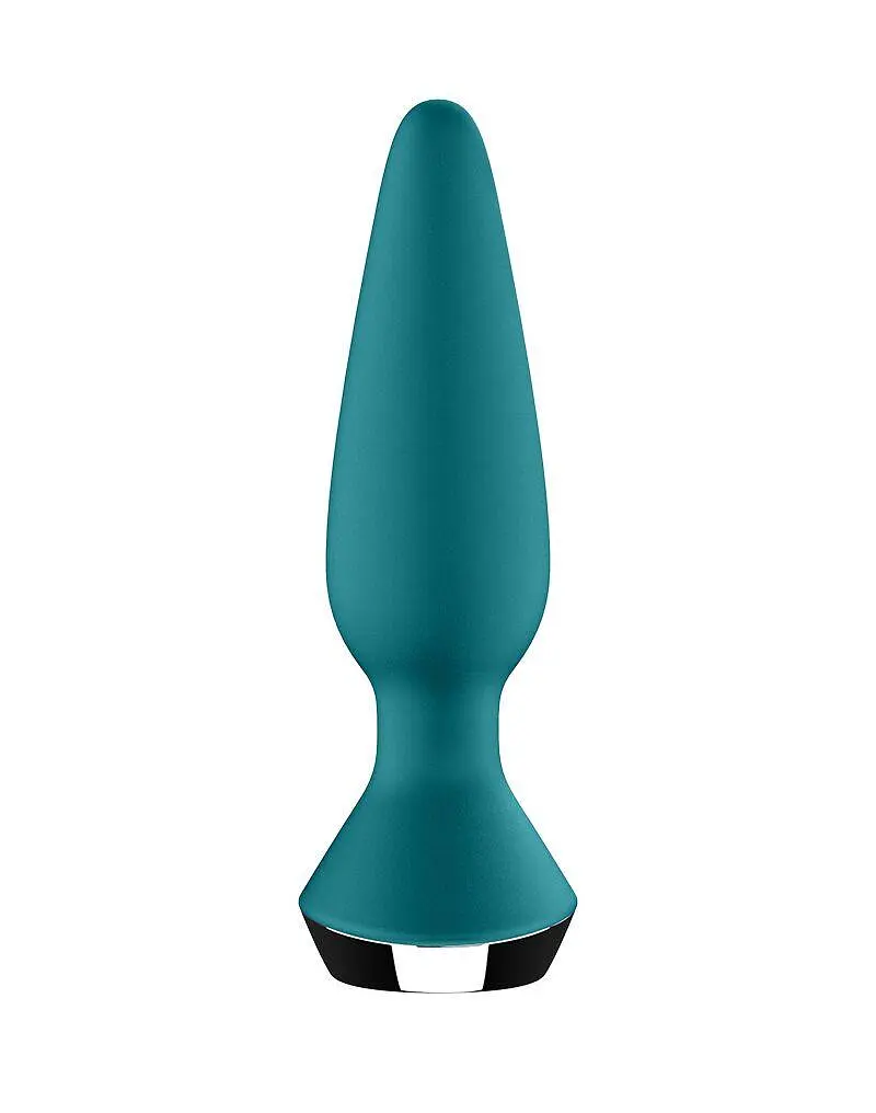 Анальна смарт-вібропробка Satisfyer Plug-ilicious 1, Зелений - фото 4