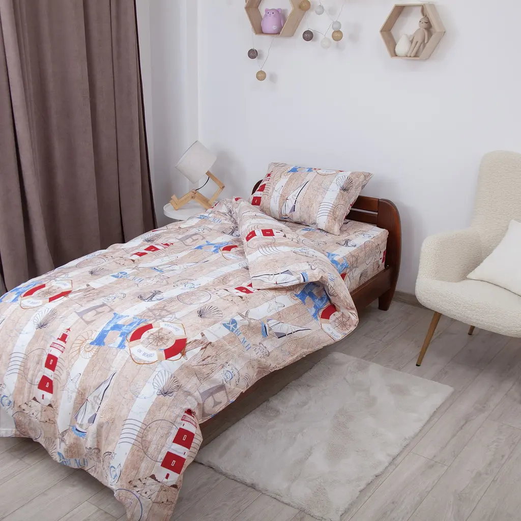 Комплект постільної білизни ТЕП Soft dreams Морський круіз підлітковий (2-04191_29888) - фото 2