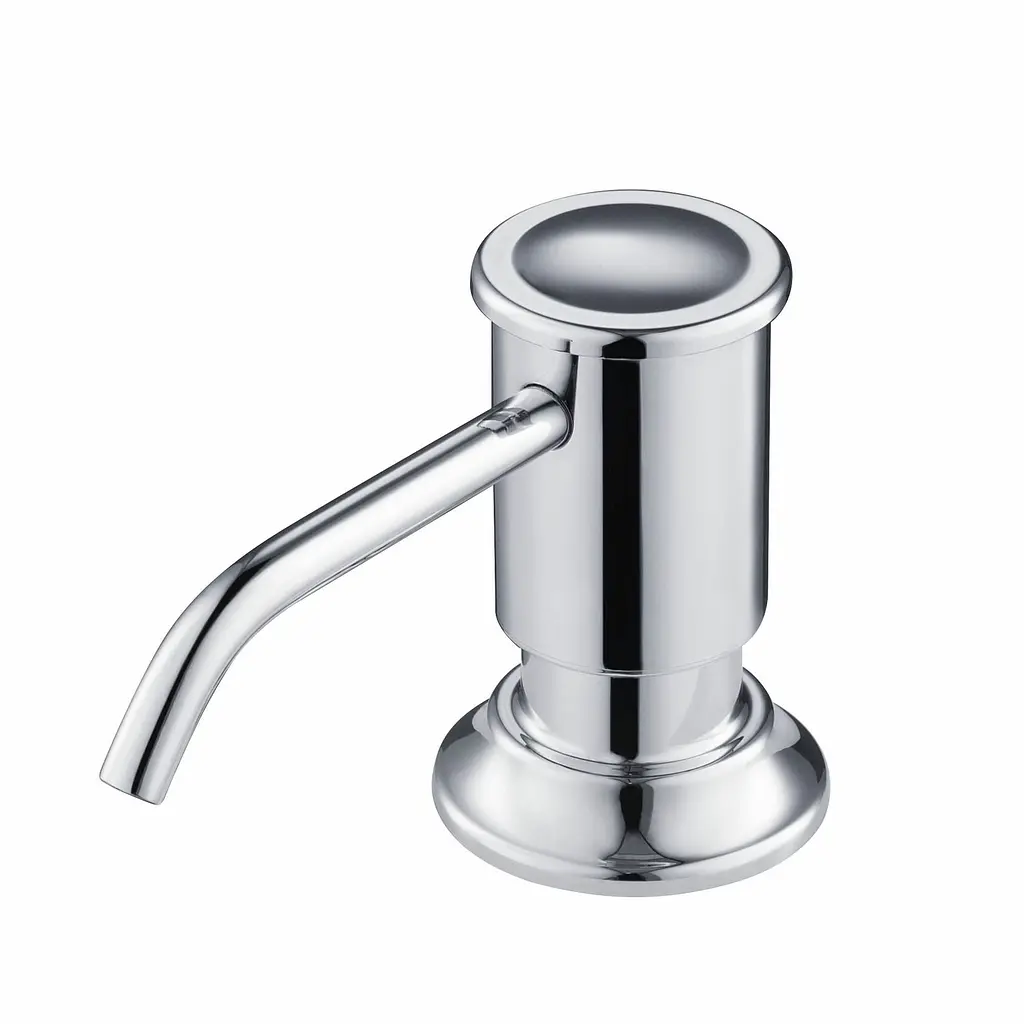 Дозатор для миючого засобу Kraus KSD-80CH, Хром - фото 8