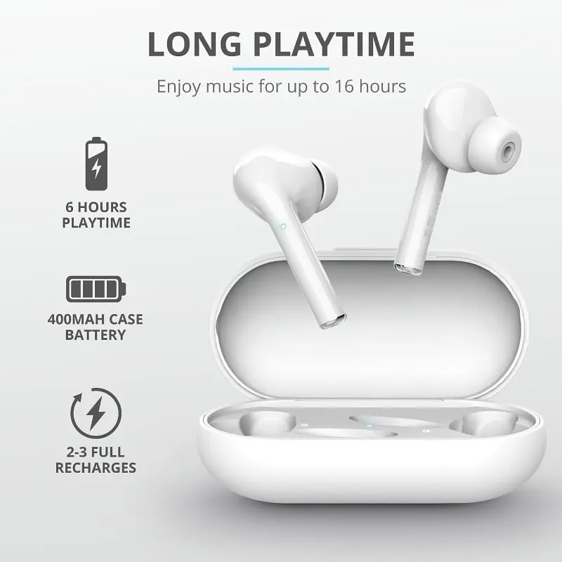 Наушники Trust Nika Touch True Wireless Mic White (23705_Trust) - фото 13