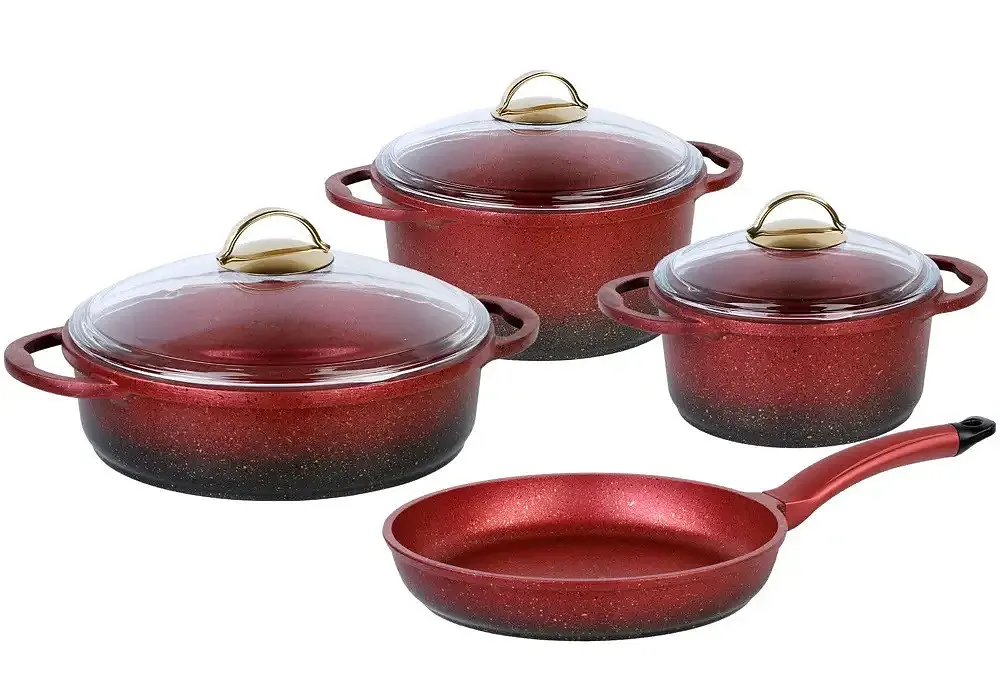 Набір посуду O.M.S. Collection 3043 Red 7 предметів