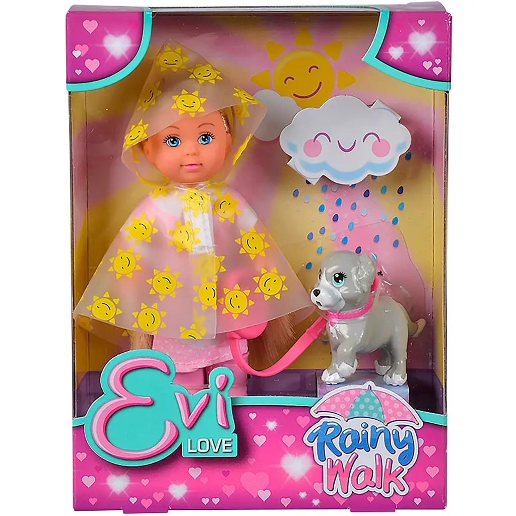 Лялька Simba Toys Еві Прогулянка під дощем з песиком (5733592) - фото 4