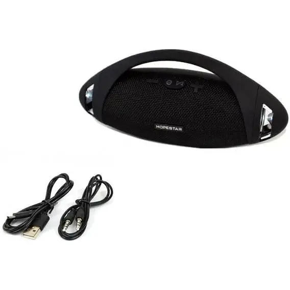 Портативна Bluetooth колонка Hopestar HPS H37 з ручкою та захистом від вологи 10 Ватт Black - фото 2