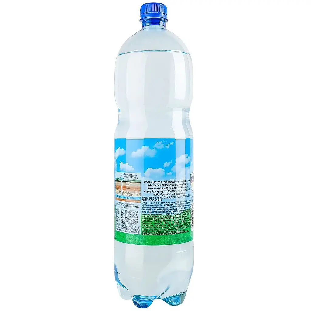 Вода питьевая Прозора сильногазированная 1.5 л - фото 3
