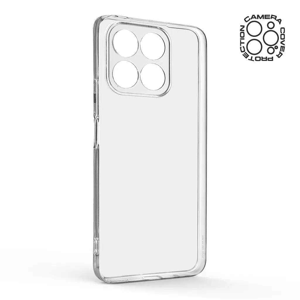 Прозрачный чехол для Honor X8a с защитой камеры, тонкий, силиконовый, бесцветный, ударопрочный, противоударный бампер с закрытой камерой, ArmorStandart (ARM69387) - фото 2