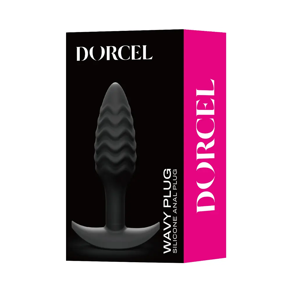 Анальная пробка Dorcel Wavy Plug 10.6 см (черный) - фото 4