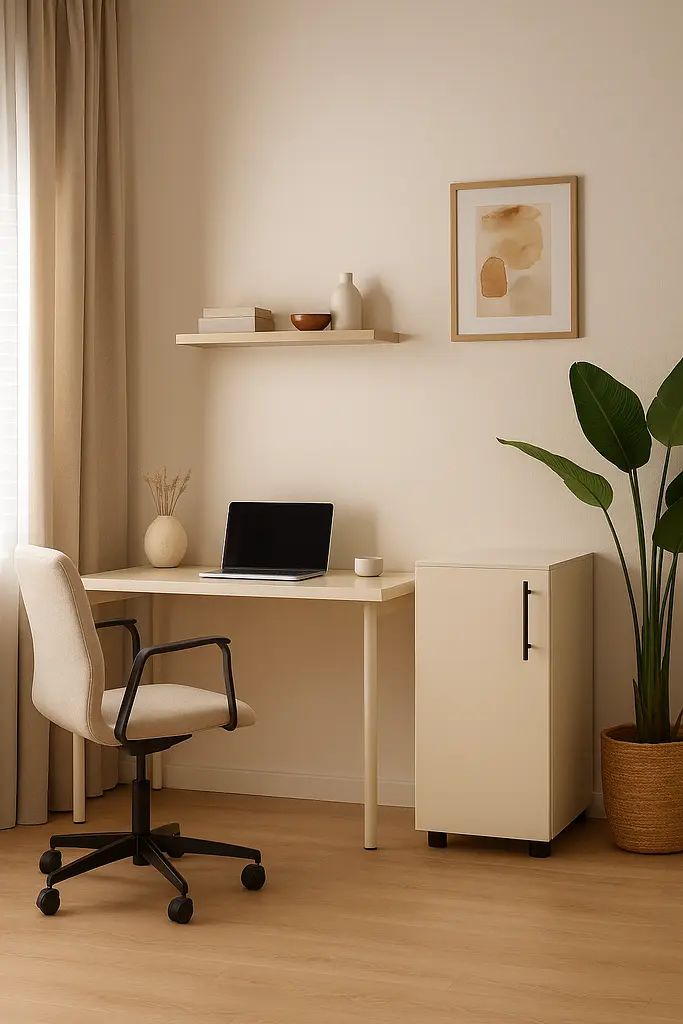 Пенал закритий низький ОП-711 Orange-Line 350х347х750 Кашемір - фото 2