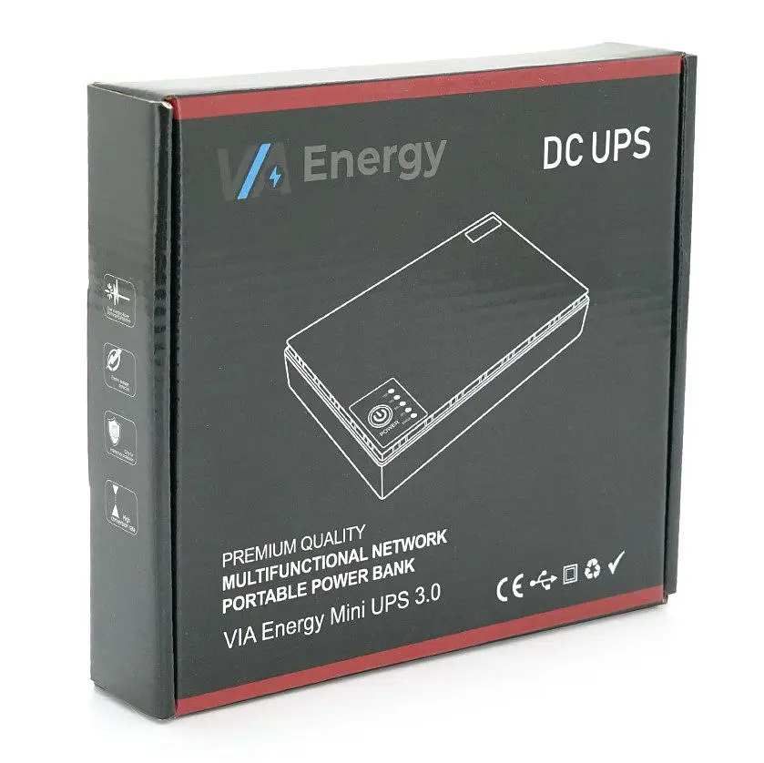 UPS ДБЖ безперебійне живлення для роутера, терміналу GPON/EPON 5/9/12V, 2 A, VIA Energy 3.0 DC1036P 12000 mAh - фото 6