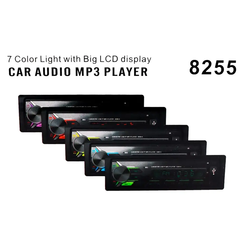 Автомагнітола RGB Technology 8255BT Bluetooth 4x25W автомобільна магнітола чорна - фото 6