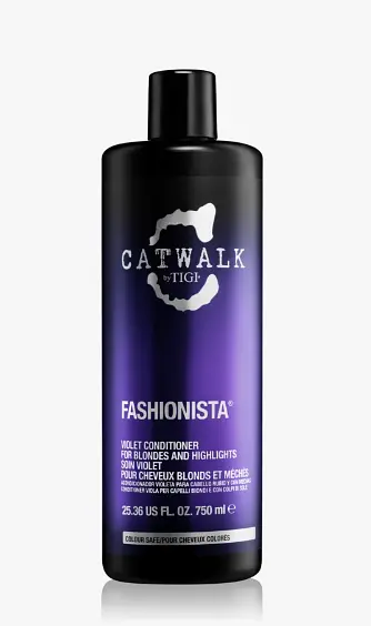 Фіолетовий шампунь та кондиціонер для блондинок TIGI Catwalk Fashionista Violet 750+750 - фото 2