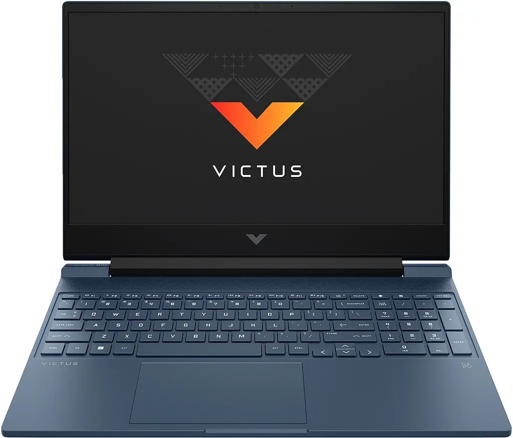 Ноутбук HP Victus 15-fb3018ua 15.6" FHD IPS,300n/Ryzen AI 5 340 (4.8)/24Gb/SSD1Tb/RTX 5050, 8GB/DOS/Синій - фото 1