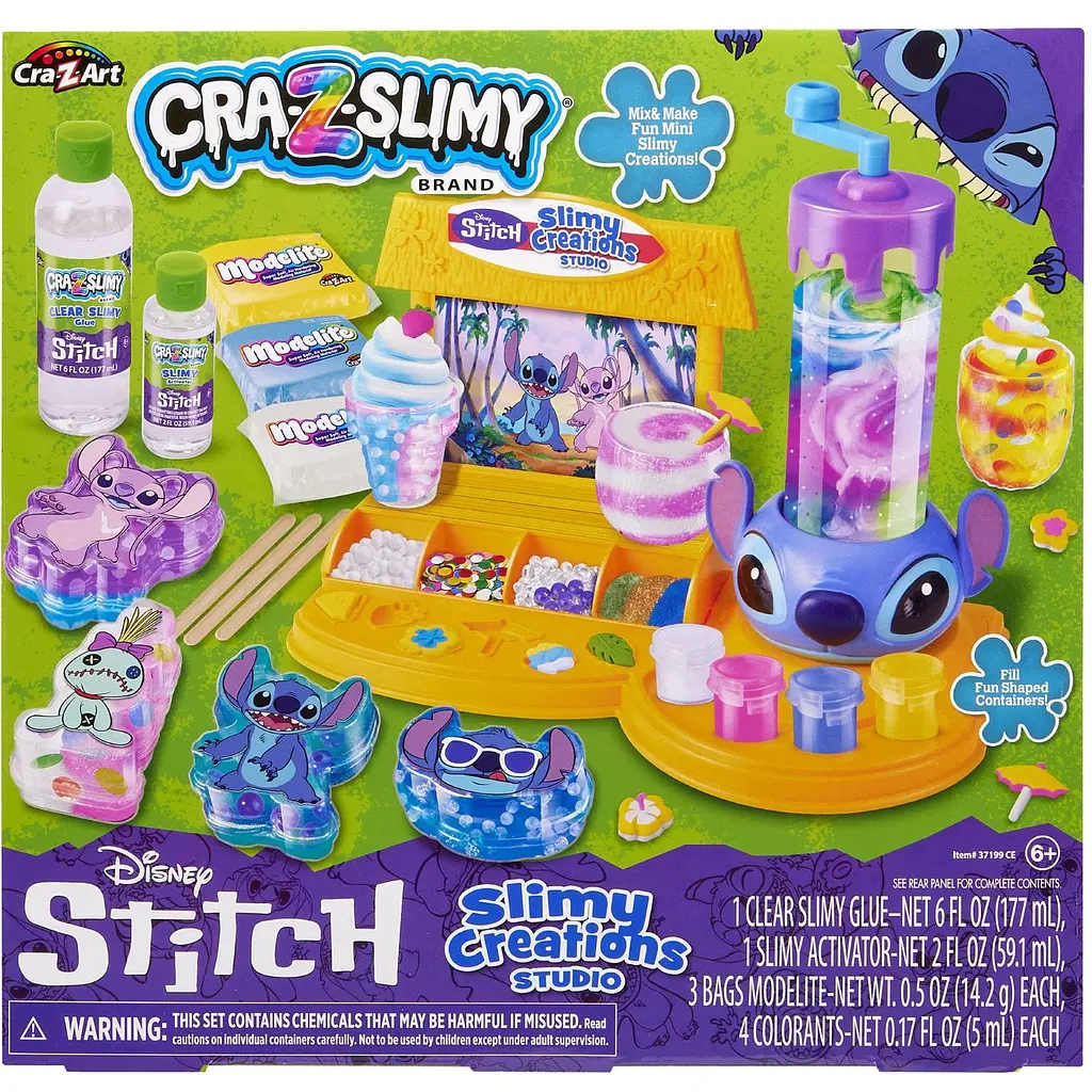 Слайм Cra-Z-Art Stitch Slimy Creations Studio 31 од. (37199CRA) - фото 3