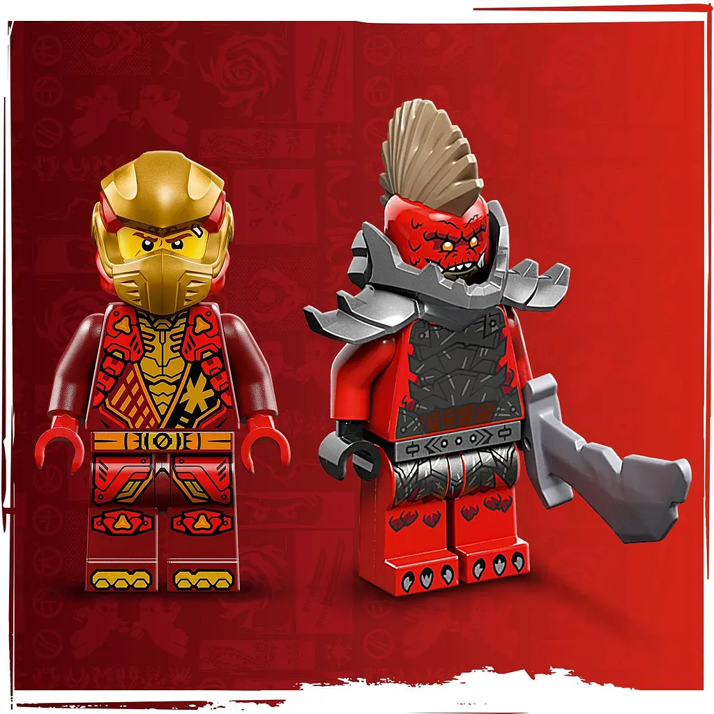 Конструктор LEGO Ninjago Дракон Кая Спін-джитсу 54 деталі (71823) - фото 8