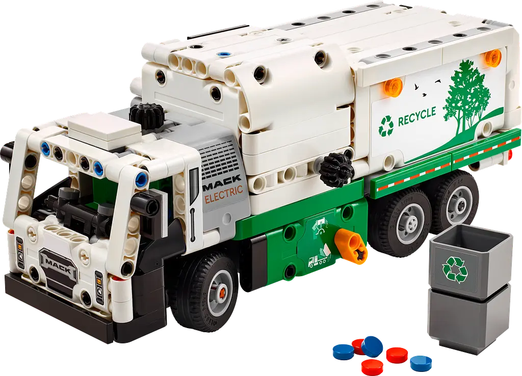 Уцінка. Конструктор LEGO Technic Сміттєвоз Mack LR Electric 503 деталей (42167)  - фото 2