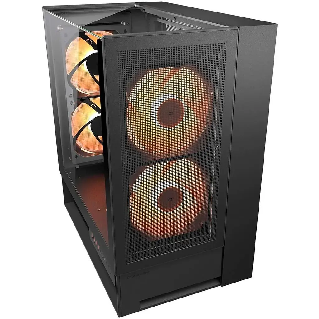 Корпус Cougar OmnyX RGB с закаленным стеклом без блока питания, белый (OMNY X RGB) - фото 8