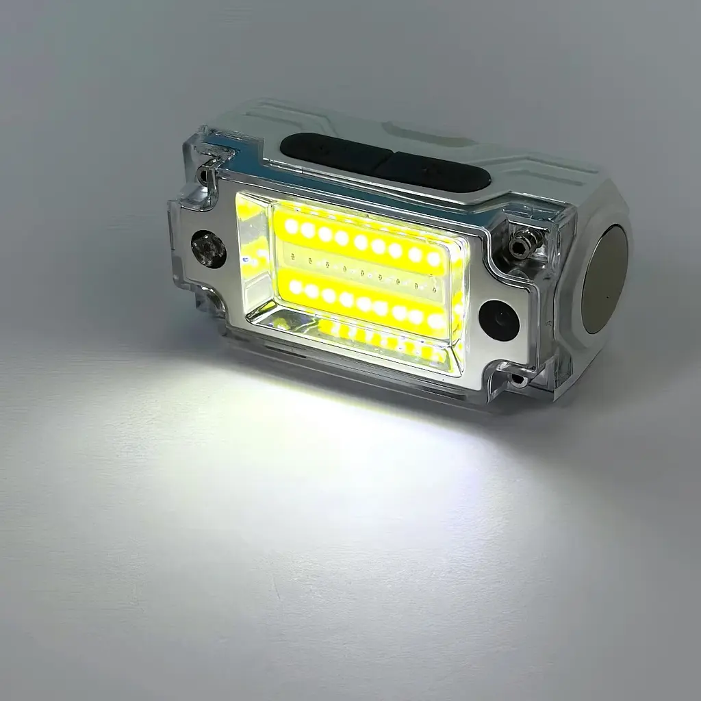 Фонарик налобный аккумуляторный LED фонарь для рыбалки на голову с красным светом Headlight T133 Sensor - фото 11