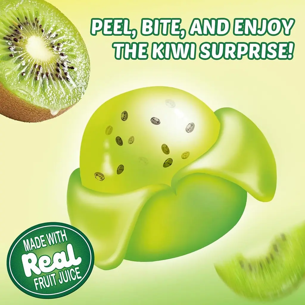 Желейні цукерки Amos Peelerz Peelable Kiwi Gummy Candy 170г - фото 2