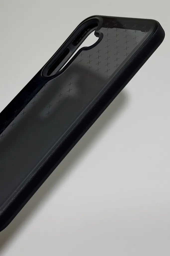 Оригінальний протиударний чохол для Samsung Galaxy S24/S25 Tech21 Evo Check Black силіконовий (S921/S931) - фото 8
