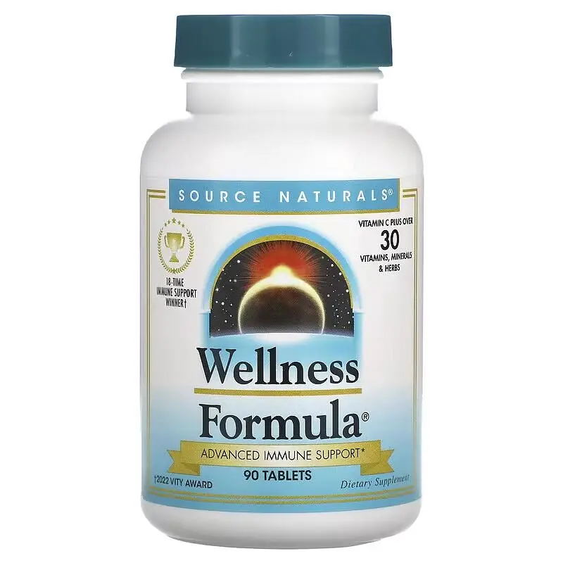 Натуральна добавка Source Naturals Wellness Formula, 90 таблеток