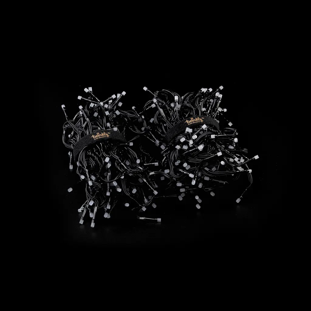 Twinkly Smart LED Гірлянда Twinkly Cluster RGB, 400, Gen II, IP44 кабель чорний - фото 4