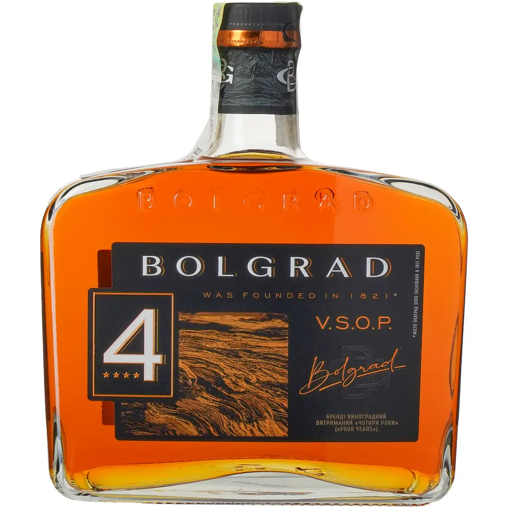 Бренді України Bolgrad VSOP 4 зірки 40% 0.5 л (490007) - фото 5