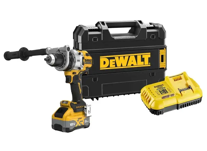 Дриль-шурупокрут акумуляторний DeWalt безщітковий ударний з АКБ та ЗП (DCD1007WW1T) - фото 6