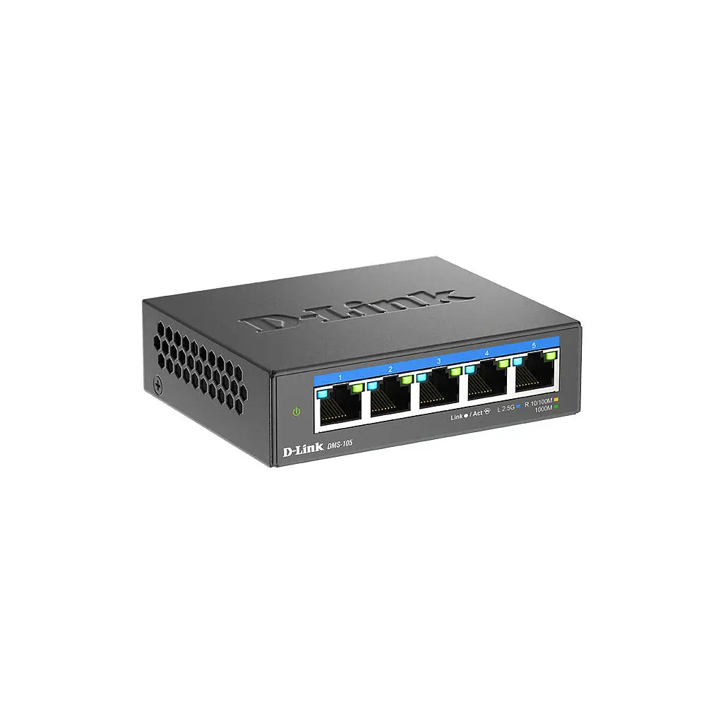 Комутатор мережевий D-Link DMS-105 - фото 4