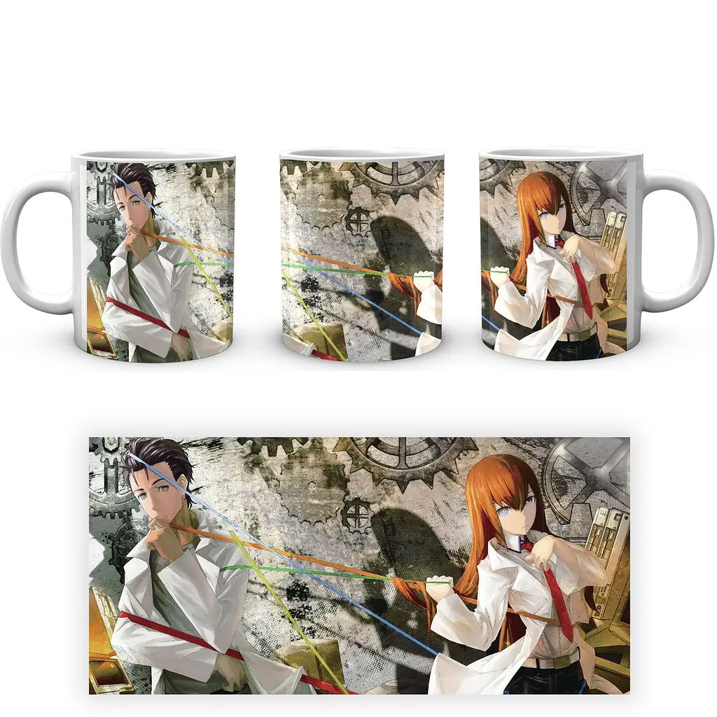 Кружка GeekLand Steins Gate Брама Штейна Макисе Ринтаро SG 17 330 мл белая - фото 3