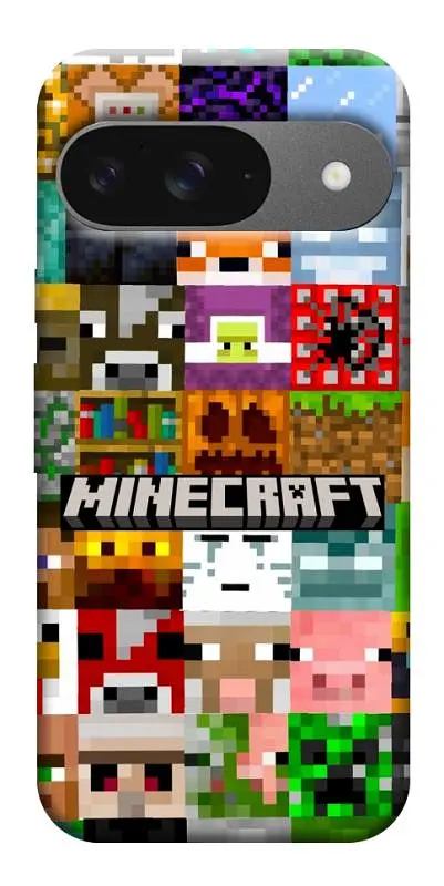 Чохол Demsky Minecraft collage для Google Pixel 10