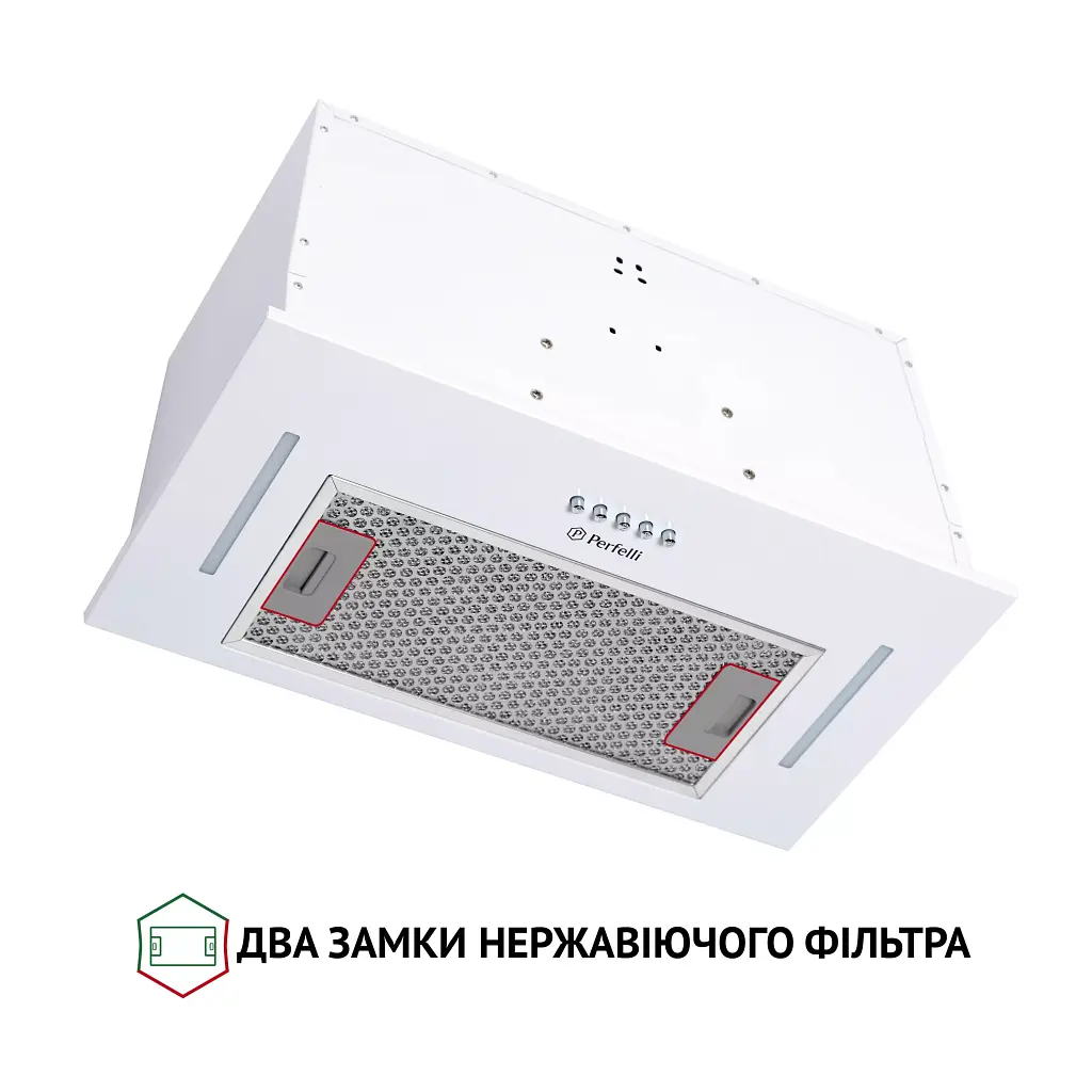 Вытяжка полновстраиваемая Perfelli BI 5453 WH 850 LED Strip - фото 3