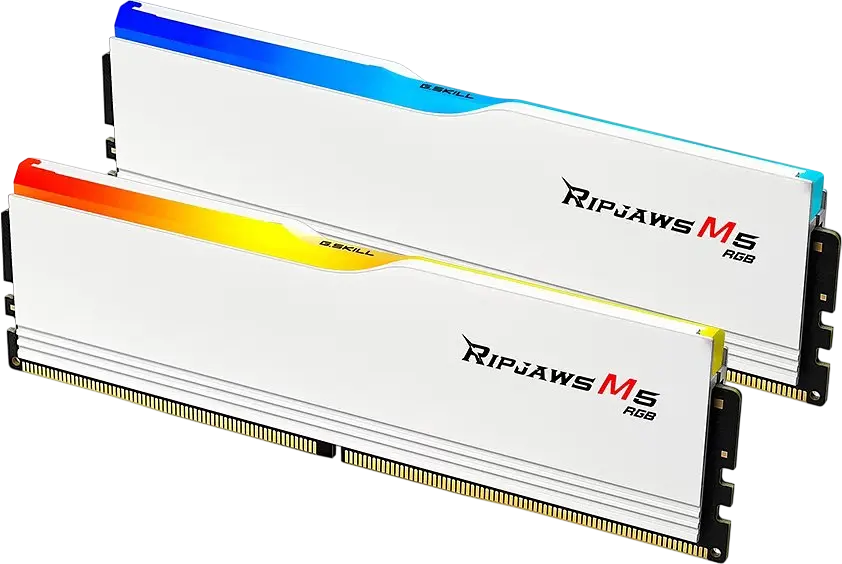 Оперативна пам'ять G.Skill 64GB (2x32GB) DDR5 6000MHz Ripjaws M5 RGB White (F5-6000J3238G32GX2-RM5RW) - фото 2
