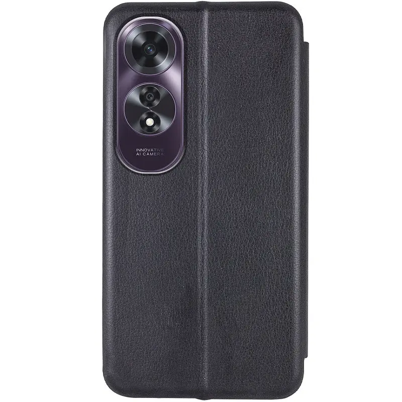 Шкіряний чохол-книжка Classy для Oppo A60 4G Чорний - фото 2
