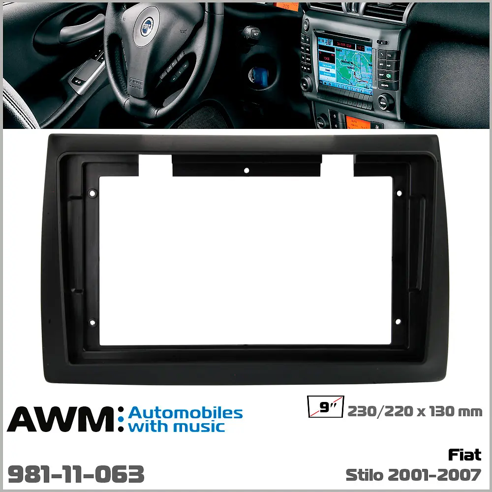 Переходная рамка Fiat Stilo AWM 981-11-063 - фото 5