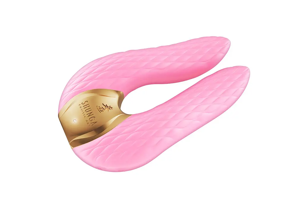 Вібратор для клітора Shunga Aiko Light Pink, гнучкі кінчики - фото 2