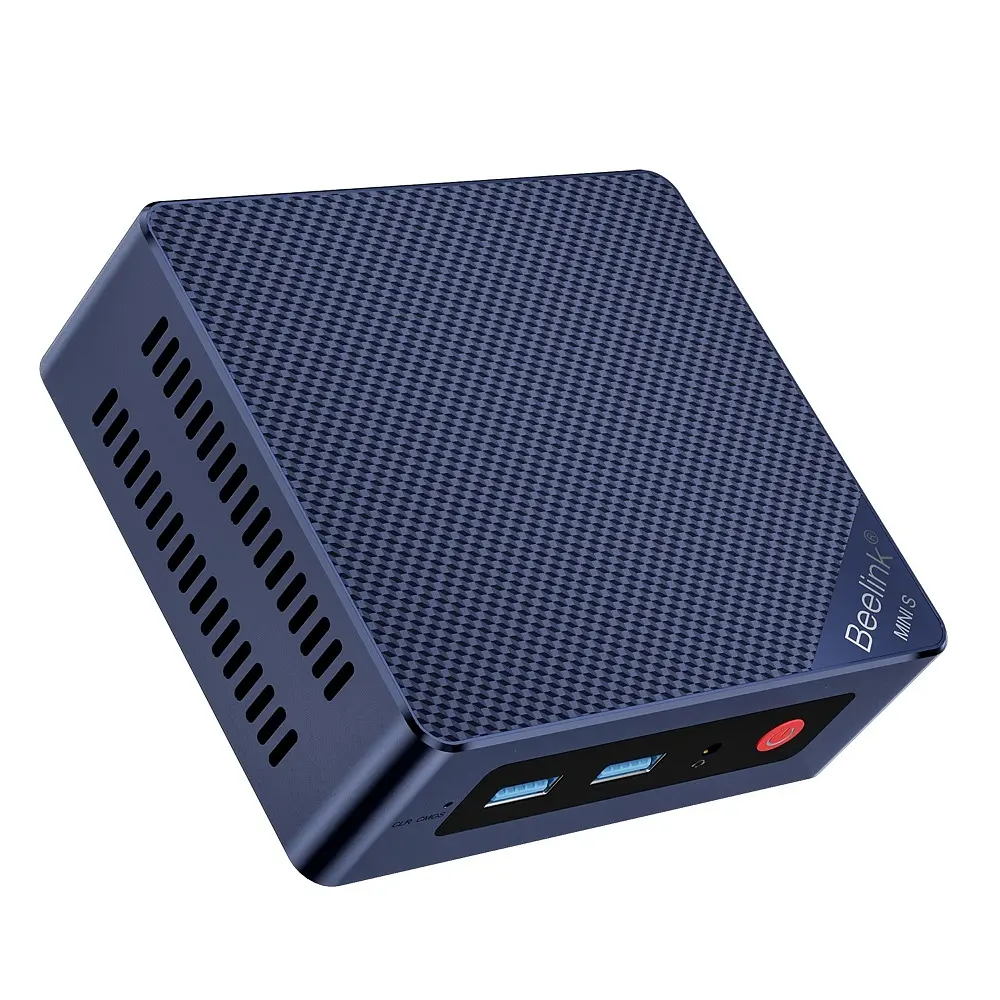 Неттоп Beelink Mini S13 Black N150 16Gb DDR4 500Gb SSD NVMe 1x2.5" GLan 4 кріплення VESA у комплекті (BLMS12N958256BK) - фото 5