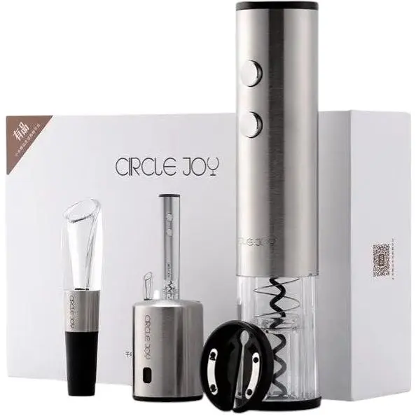 Винний набір Circle Joy Wine Set CJ-TZ02 Сріблястий - фото 2