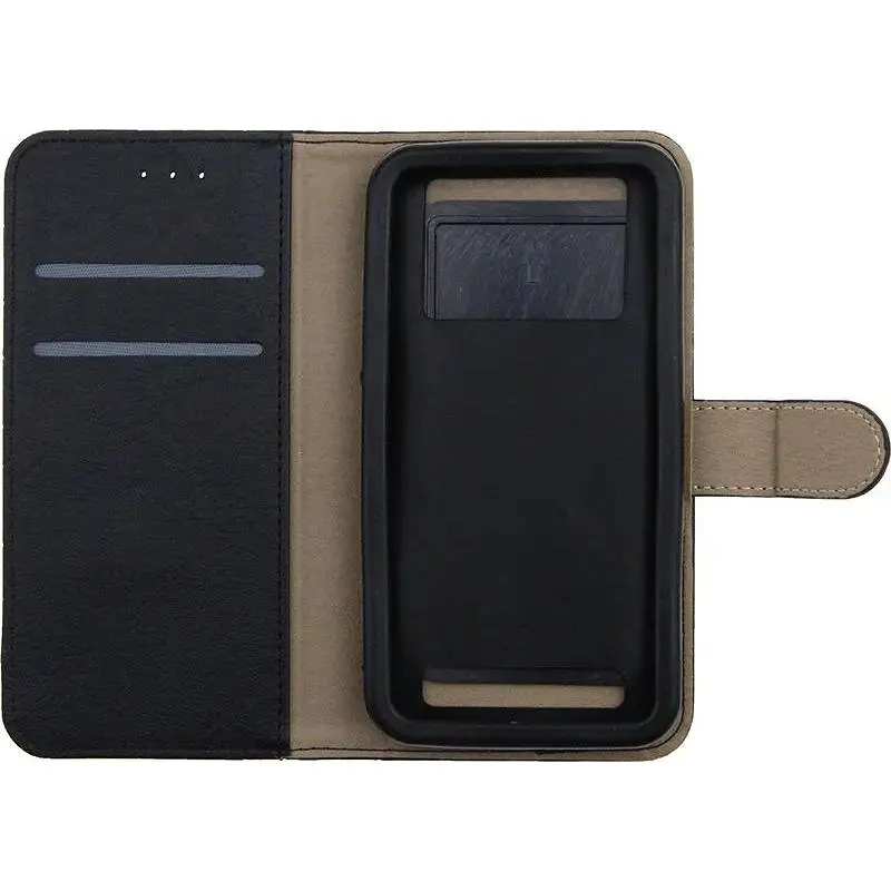 Чехол-книжка Toto Book Silicone Slide Universal Cover 5.6" (№3) Black - фото 4