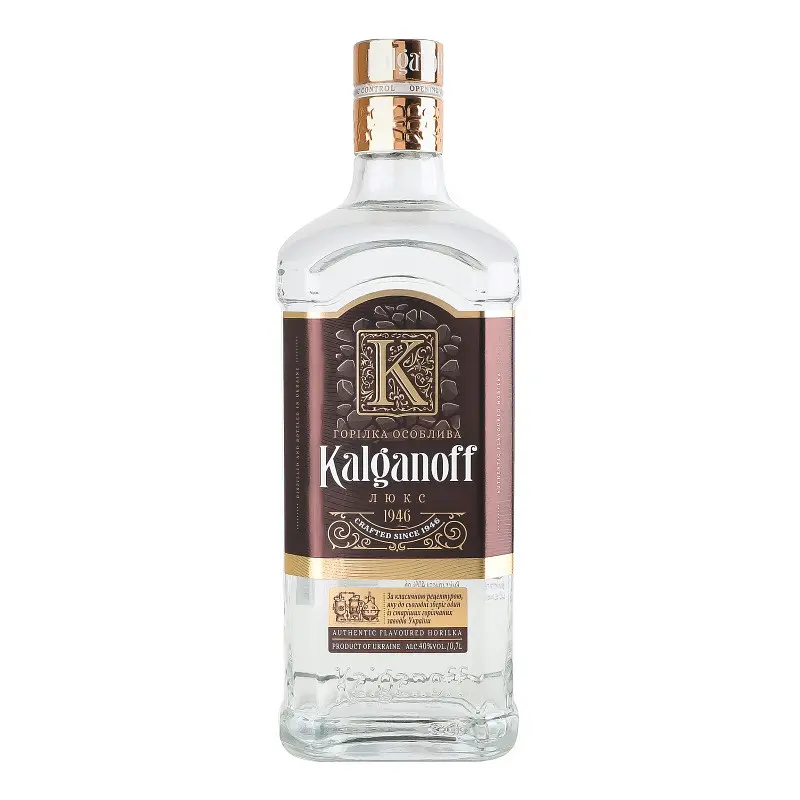 Горілка особлива Kalganoff Люкс 40% 2.1 л (3 шт. х 0.7 л) - фото 2