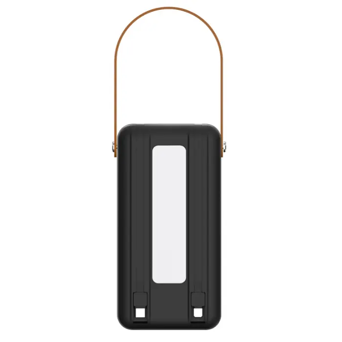 Зовнішній акумулятор Power Bank LENYES PX691D, 60000 мА·год, швидка зарядка PD 22.5W, чорний - фото 5