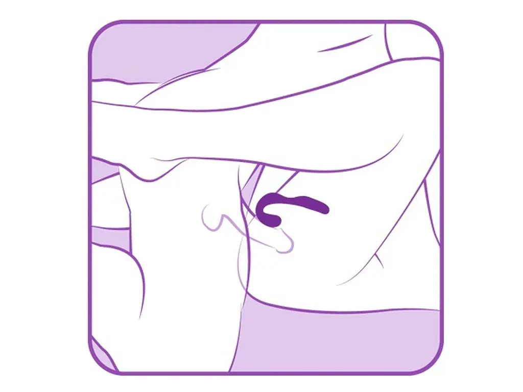 Вібратор Adrien Lastic Mr Hook 12 см пурпурний - фото 5