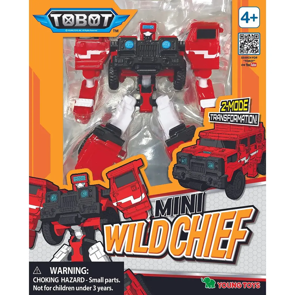 Іграшка-трансформер Tobot Детективи Галактики С3 міні Вайлд Чіф (301140) - фото 4